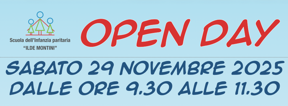Open Day Scuola dell'Infanzia il 29 novembre 2025