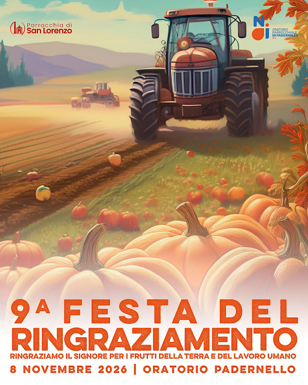 9ª Festa del Ringraziamento a Padernello: domenica 8 novembre 2026